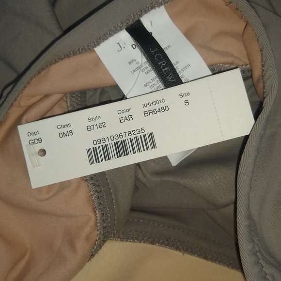 J Crew Grey Strapless Swim Top Tankini - Picture 4 of 4